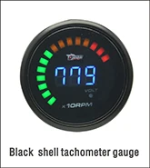 Dragon gauge 52 мм солнцезащитные очки цифровой дымчатый 20 светодиодный автомобильный мото 7,5-18 в вольтметр датчик Предупреждение