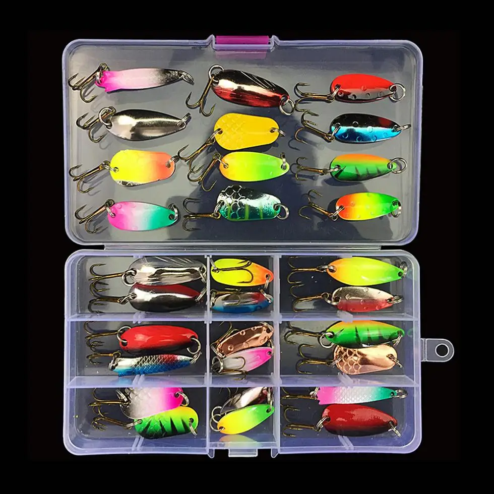 31 шт./лот прочная универсальная разноцветная искусственная рыболовная приманка