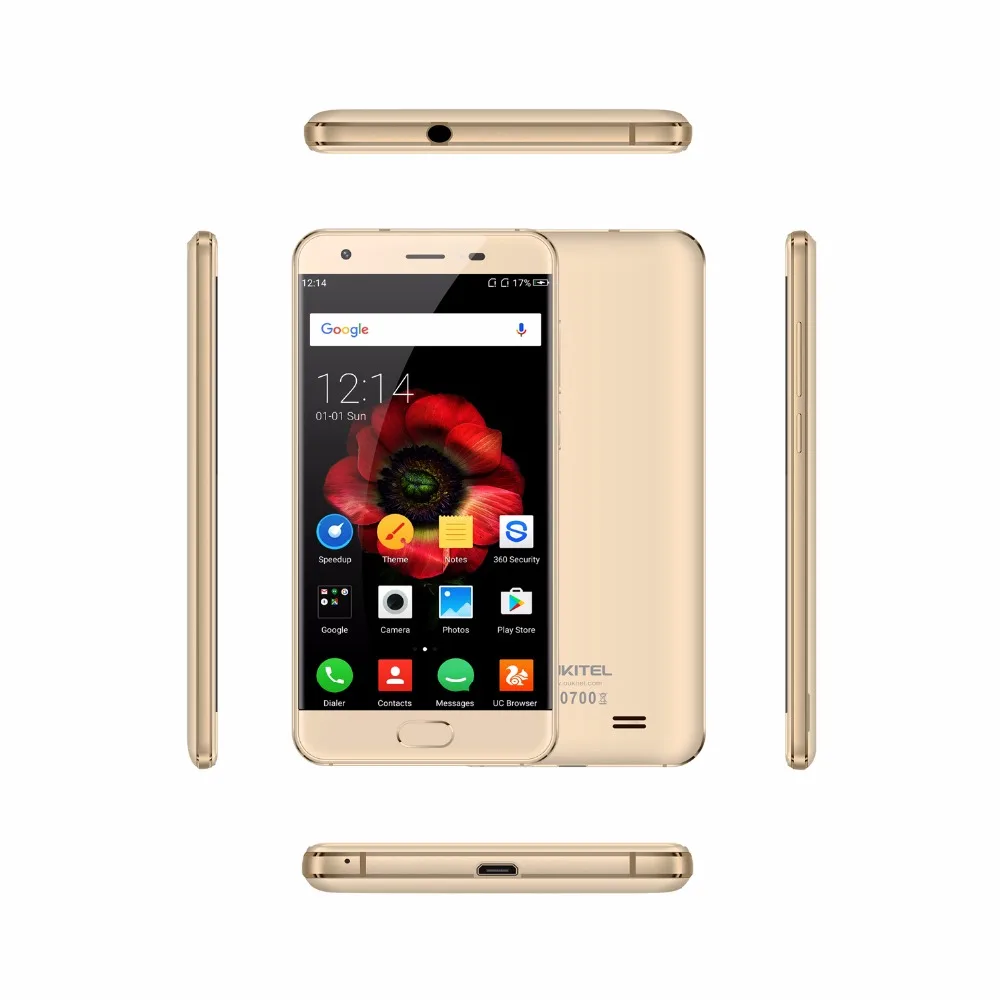 Оригинальный Oukitel K4000 плюс отпечатков пальцев мобильный телефон MT6737 4 ядра