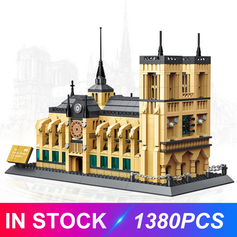 Сборные строительные блоки 5210 Notre Dame de Paris совместимые с городскими зодчиками