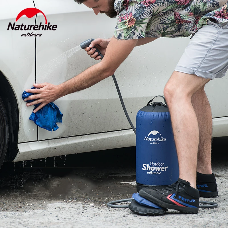 Naturehike 11L наружная сумка для душа складная ПВХ Портативная пеших прогулок