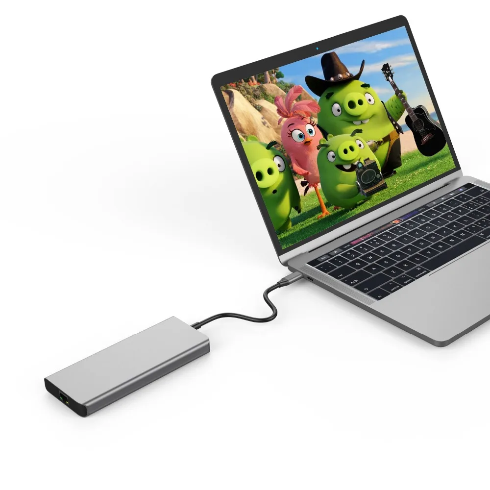 USB HUB Type C к HDMI 4K Ethernet PD зарядка Aux Thunderbolt 3 0 концентратор для MacBook Huawei P20 Pro|USB-хабы| |