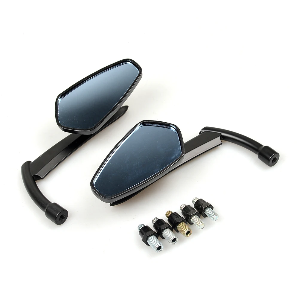 1 пара алюминиевых универсальных боковых и задних зеркал заднего вида для