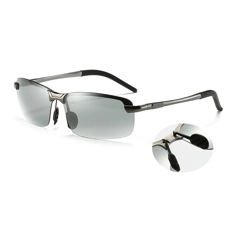 

SAYLAYO 2019 Polarized Photochromic Sunglasses Men Brand Designer Driver Sun Glasses For UV400 Male Driving Fishing Oculos