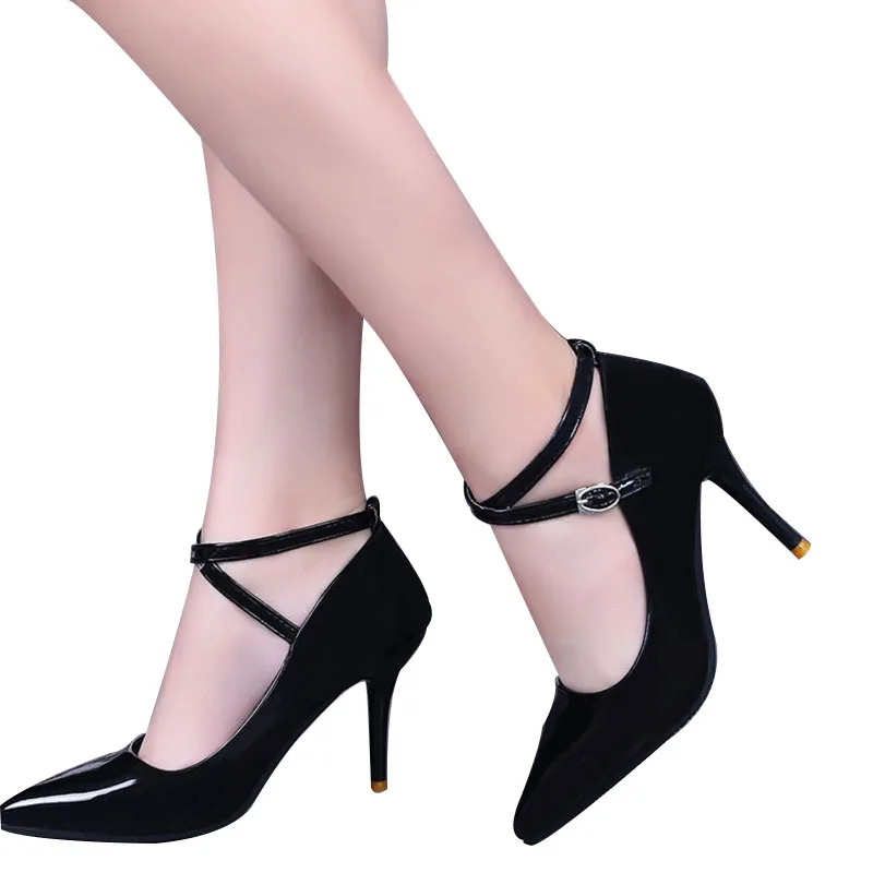 Женские свадебные туфли VTOTA лодочки с острым носком на тонком высоком каблуке 9 5