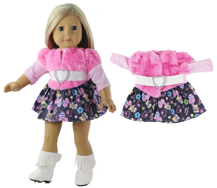 5 комплектов кукольной одежды для 18 дюймовой куклы повседневная одежда ручной