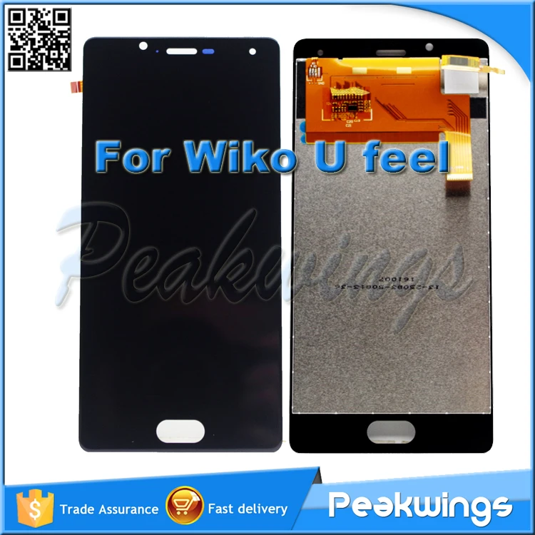 Протестированный ЖК-дисплей для Wiko U Feel ЖК-экран для Wiko U Feel Lite ЖК-дисплей кодирующий преобразователь сенсорного экрана в сборе