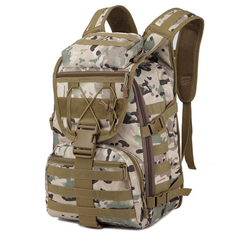 Cp Camouflage 35Л Военный Рюкзак, Сумка для кемпинга, тактический рюкзак, мужской большой походный армейский рюкзак для путешествий, уличные спортивные сумки, сумка XA7WA - Цвет: Cp Camouflage