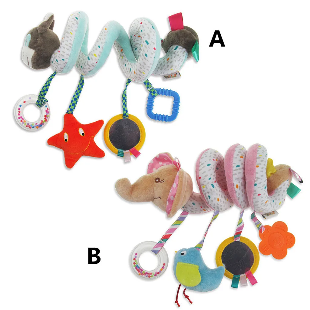 

Baby Rainbow Musical Instrument Toy Hanging Bed Kid Multifunctional Plush Sound Toy Baby Stroller boy Baby Rainbow Musical 5.15