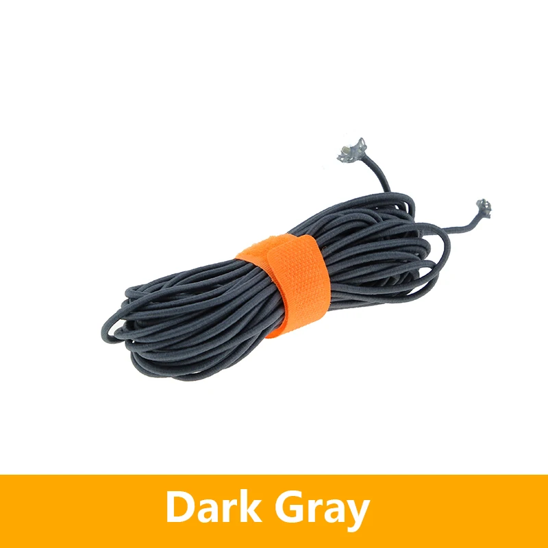 Dark Gray 10meters diameter about 2.8mm colorful high elastic rubber rope string - Цвет: Dark Gray