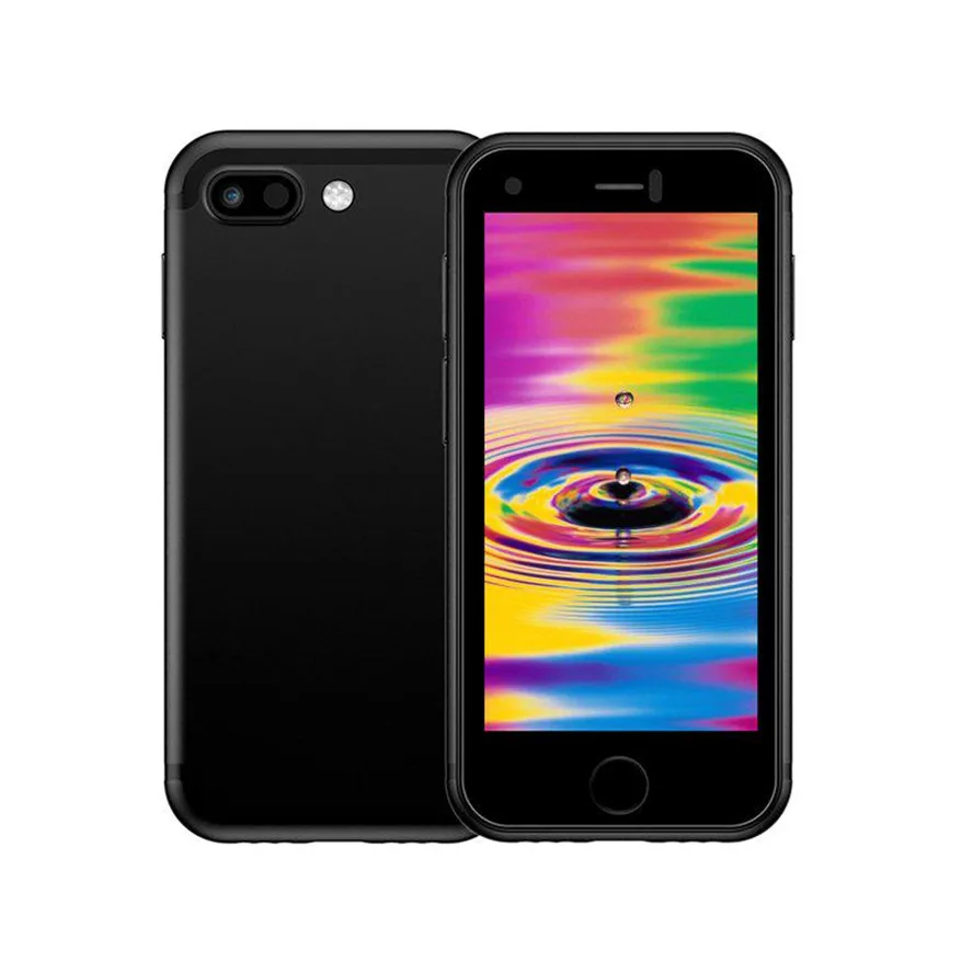 Black with Case SOYES 7S Супер Мини смартфон Android Мобильные телефоны четырехъядерный 1 Гб+ 8 Гб 5,0 МП Две sim-карты PK XS Melorse K15 S9 Plus - Цвет: Black with Case