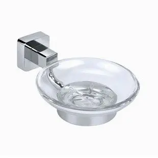 Мыльница для ванной комнаты держатель мыла полированный хромированный 7207