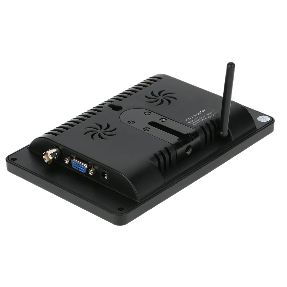 ЖК-монитор KKMOON 7 &quotTFT 1024*600 VGA AV YUV аудио-видео для ПК DVD ТВ система видеонаблюдения