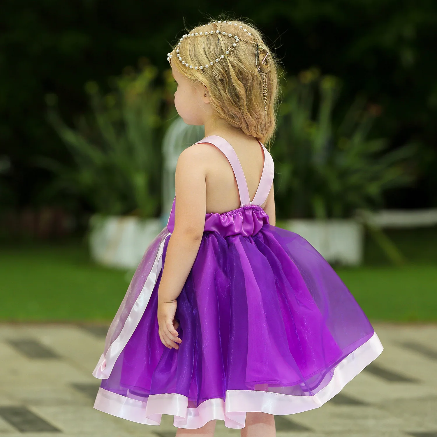 Infant Baby Girls Princess Dresses Kids Cosplay Costume Halloween Clothes Toddler Party Role-play Dress for Girl | Детская одежда и