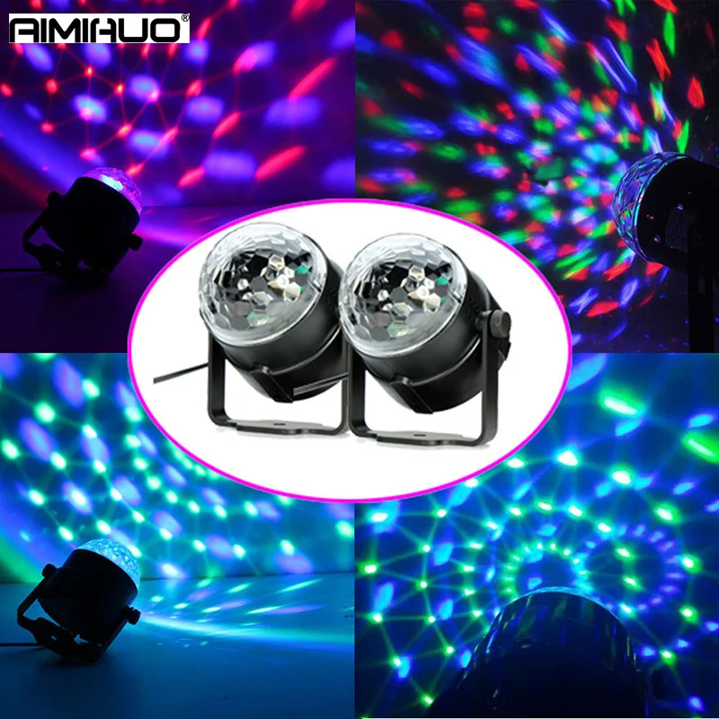 Aimihuo 1 шт. светодиодный RGB Хрустальный Магический Шар Световой Эффект DJ Club