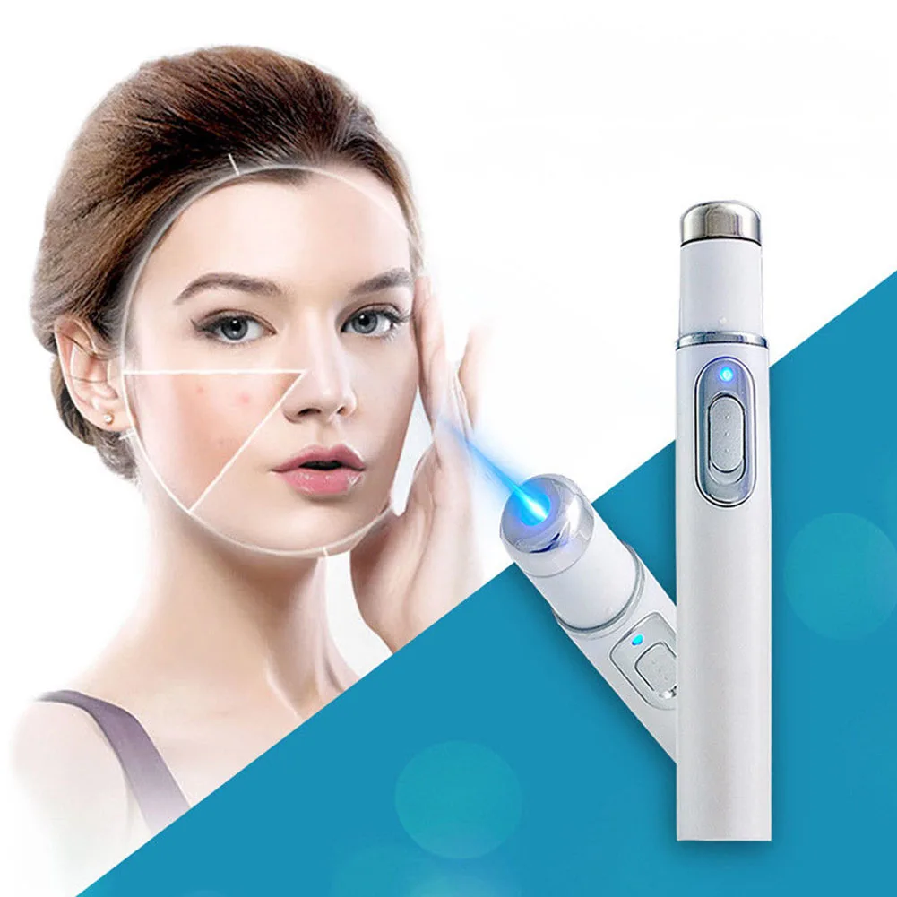 Soft Therapy Acne Laser Pen Blue Light Durable Face Skin Care Tools Massage Portable Scar Remover Machine KD-7910 |