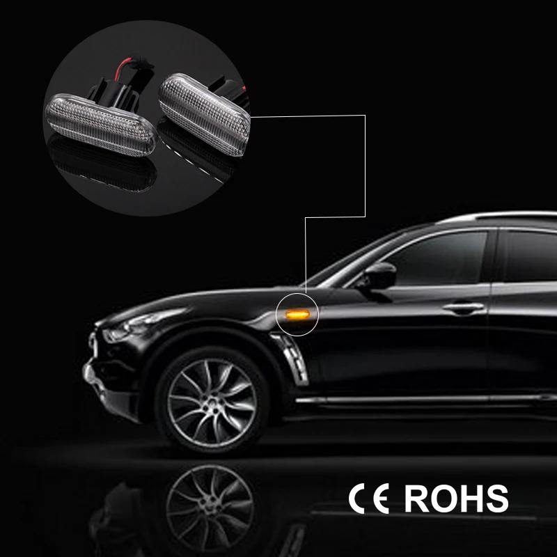 Автомобильный светодиодный указатель поворота SUNKIA лампа сигнальная боковые