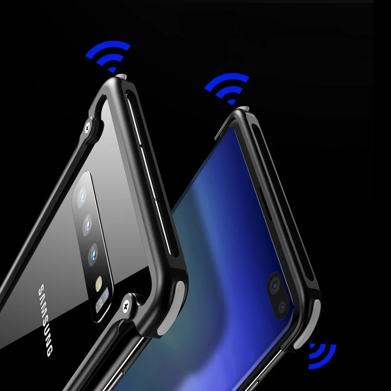 Оригинальный алюминиевый металлический чехол бампер для Samsung Galaxy S10e роскошный