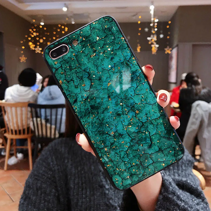 Gold Foiled Marble Phone Case Redmi Note 5 6 7 8 Pro Luxury Bling Glitter Cover For Xiaomi 9 SE Mix 2 2s 3 K20 CC9 Leopard |