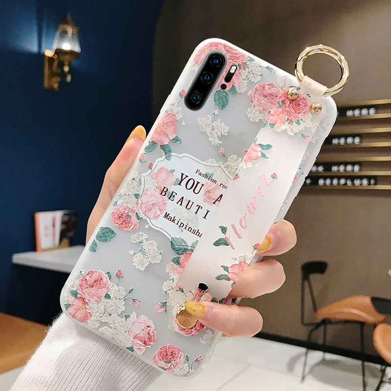 SoCouple для huawei P30 P20 Pro mate 30 Lite 10 20 pro Nova 3i 5i Pro Honor 10 20 чехол для телефона мягкий чехол из ТПУ с ремешком на запястье