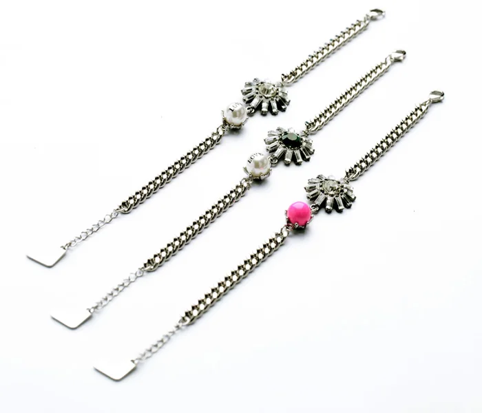 Новое поступление 2014 модные ювелирные изделия фабрика Циндао стеклянная цепочка