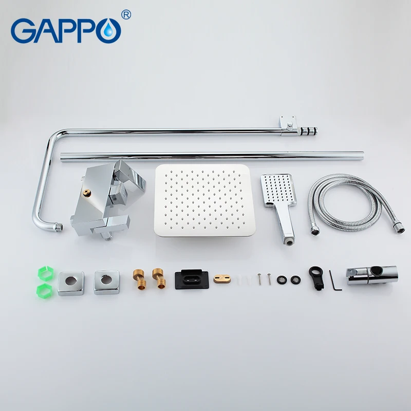 GAPPO смеситель для душа ванной комнаты набор из латуни настенный ванны|shower faucets|wall
