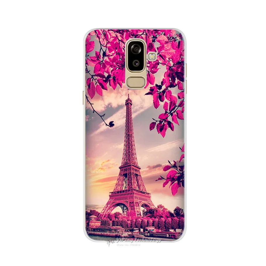 Мягкий чехол для телефона Samsung Galaxy j8 2018 j810f силиконовый из ТПУ SM j810 чехол-бампер |