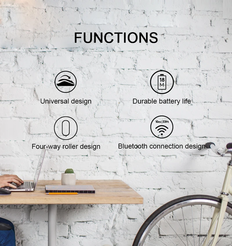 Logitech M558 Беспроводной Bluetooth Мышь с 1000 Точек на дюйм Беспроводной Мышь для Mac/Windows 10/8/7/Vista ПК/ноутбук Мышь геймер
