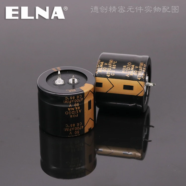 2 шт. электролитический конденсатор ELNA LAO series 50 в 4700 мкФ 35*30 мм|Конденсаторы| |