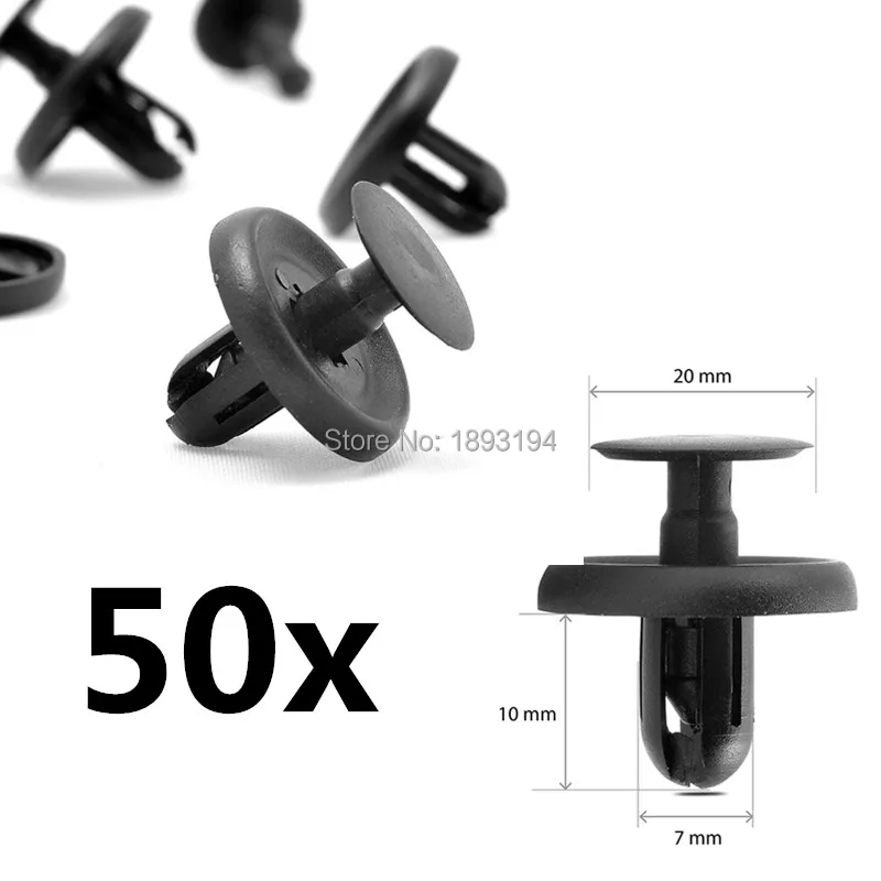 50 защелкивающаяся заклепка для Lexus GS300 GS450 GX460 HS250 Toyota Avalon Camry Corolla|clip retainer|fastener rivetpush