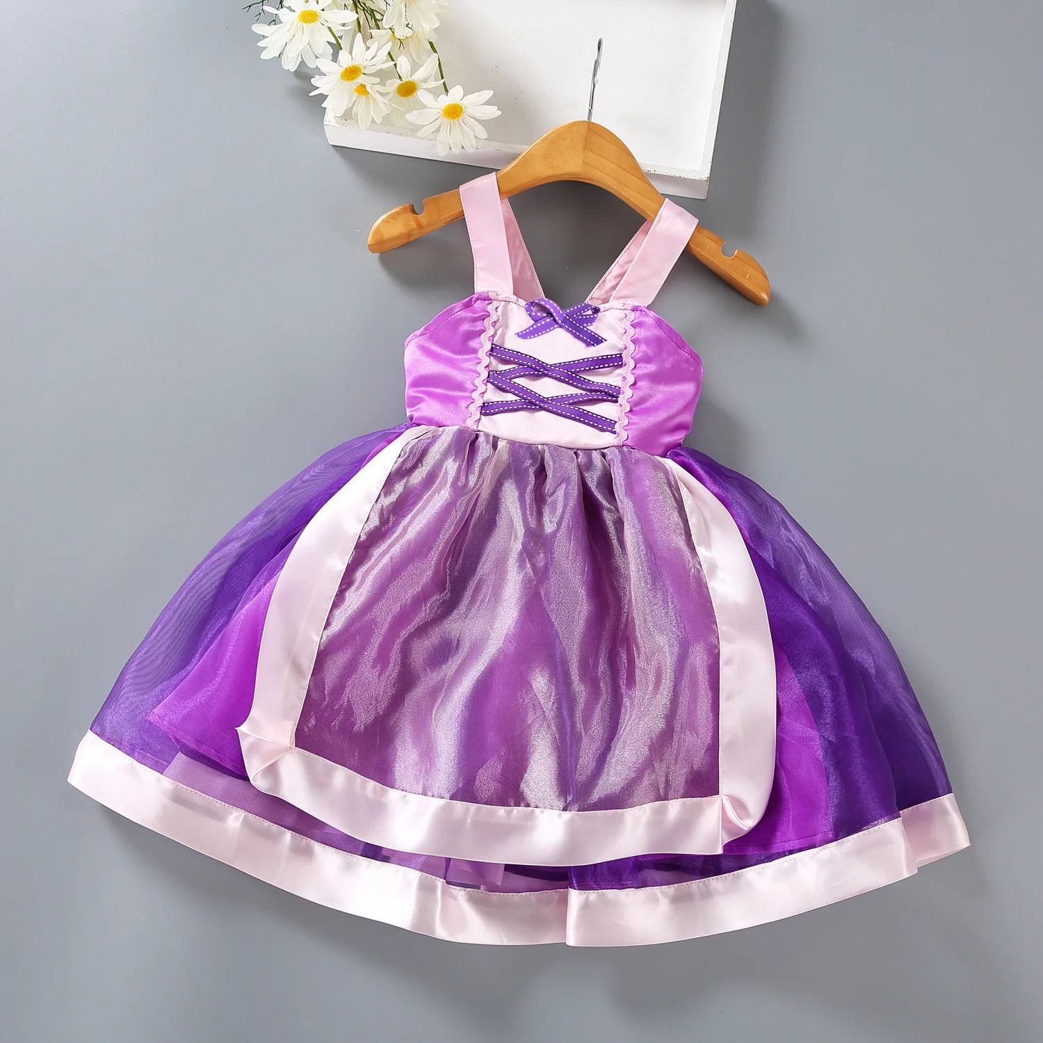 Infant Baby Girls Princess Dresses Kids Cosplay Costume Halloween Clothes Toddler Party Role-play Dress for Girl | Детская одежда и