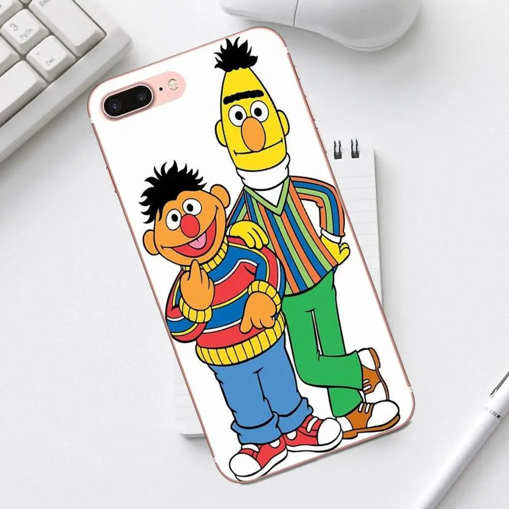 Qdowpz Высокое качество много цветов Берт Эрни для Galaxy Alpha Core Prime Note 4 5 8 S3 S4 S5 S6 S7 S8 S9 mini