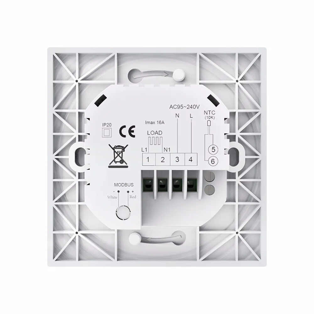 Wifi Thermostat Voice Programmable Electric Heating LCD Touch Screen Digital Display Works With Alexa /Google Home | Обустройство