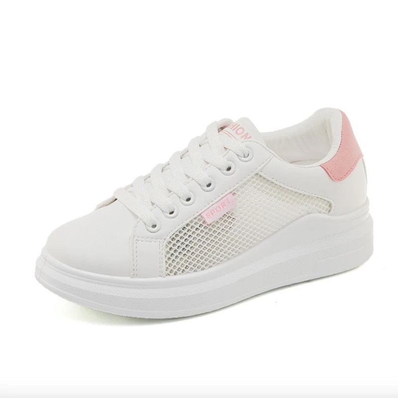 Женские кроссовки из сетчатого материала Сезон весна лето Женская повседневная