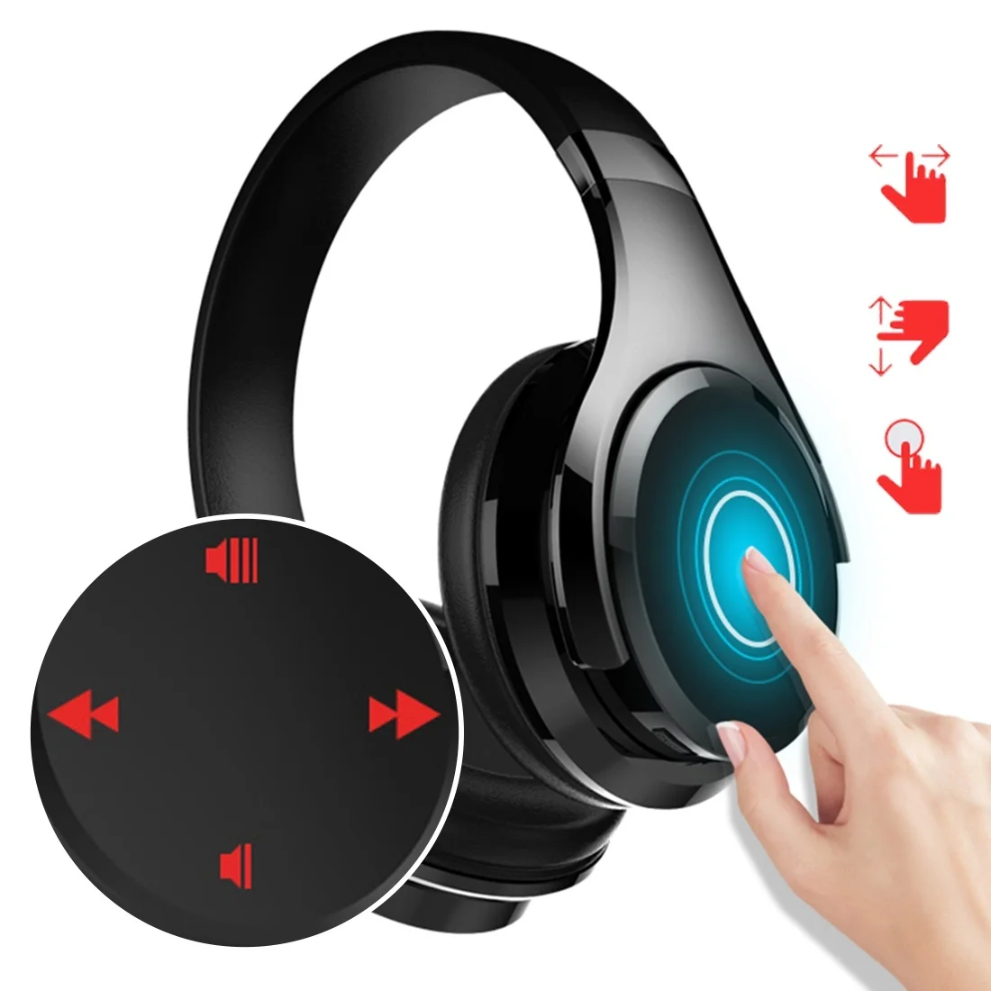 Bluetooth 4 0 наушники Беспроводная гарнитура удобные сенсорное управление