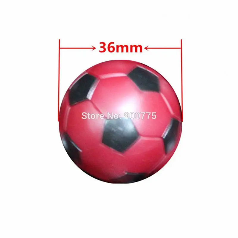 Настольный футбол мяч 36 мм 4 шт. Красный babyfoot шары Мини футбольный 24 г/шт.|table