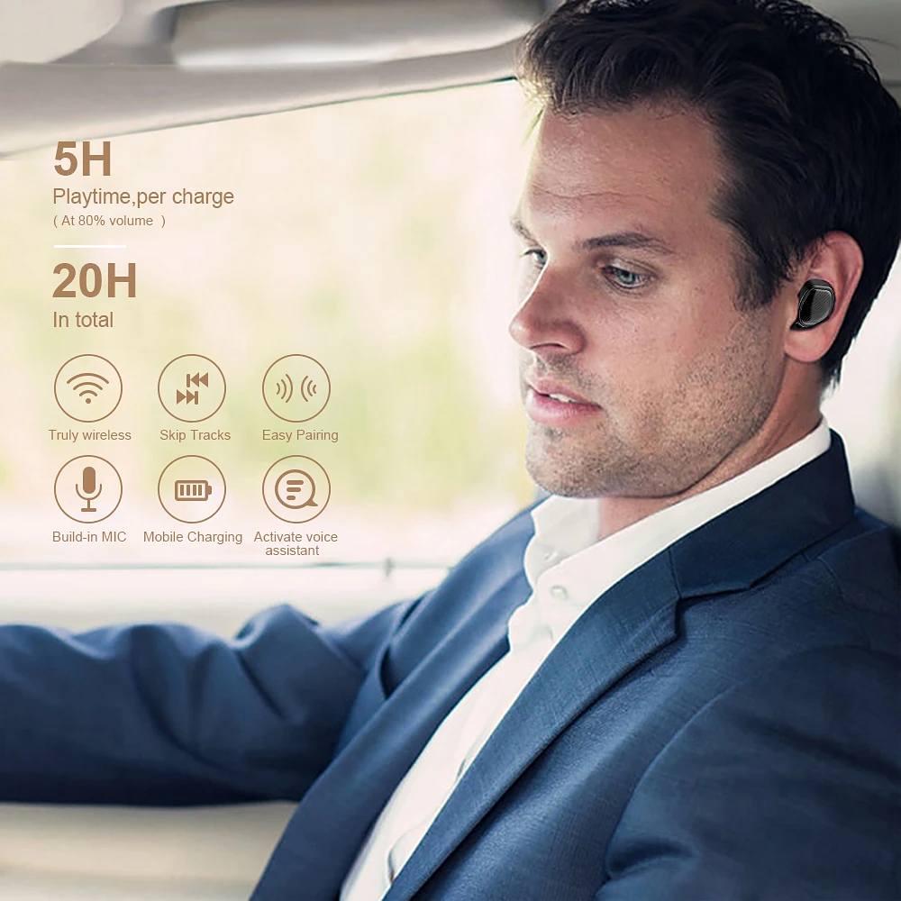 LXT E10 TWS беспроводные наушники V5.0 истинные Беспроводные стерео Bluetooth наушники гарнитура глубокий бас спортивные наушники для iPhone Xiaomi
