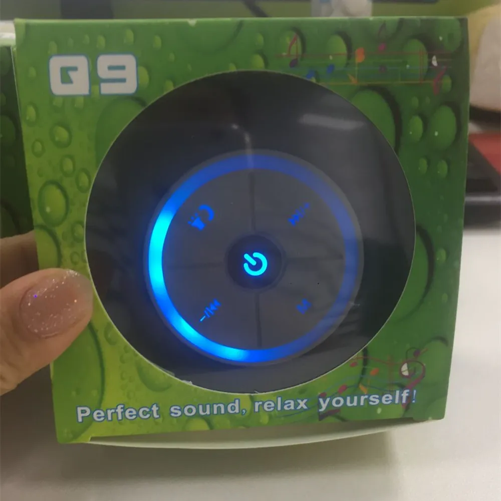 Беспроводной Bluetooth Динамик Hands Free водонепроницаемый автомобиль ванная комната офис пляж стерео сабвуфер музыка громкий динамик с всасыванием