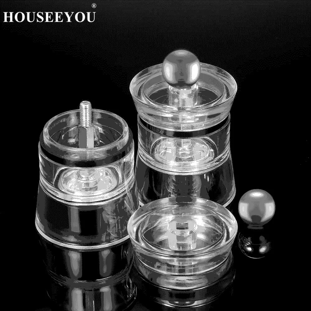 Ручная мини-мельница для соли и перца из нержавеющей стали |