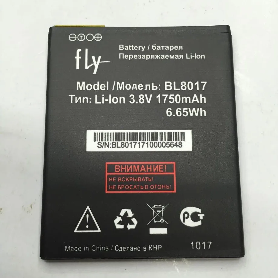 Новая батарея 1750mAh для батареи мобильного телефона FLY BL8017 | Мобильные телефоны и