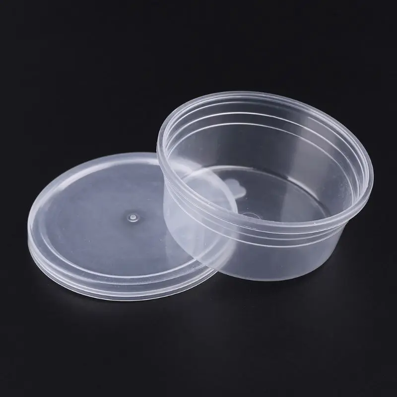 Контейнер для хранения слизи пенопластовый шар чехол банок горшков с крышками