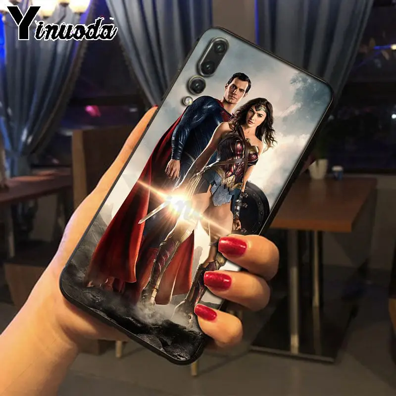 Yinuoda Marvel Мстители Герои ТПУ черный чехол для телефона huawei mate 10 lite p20lite nova 3i honor 8x funda