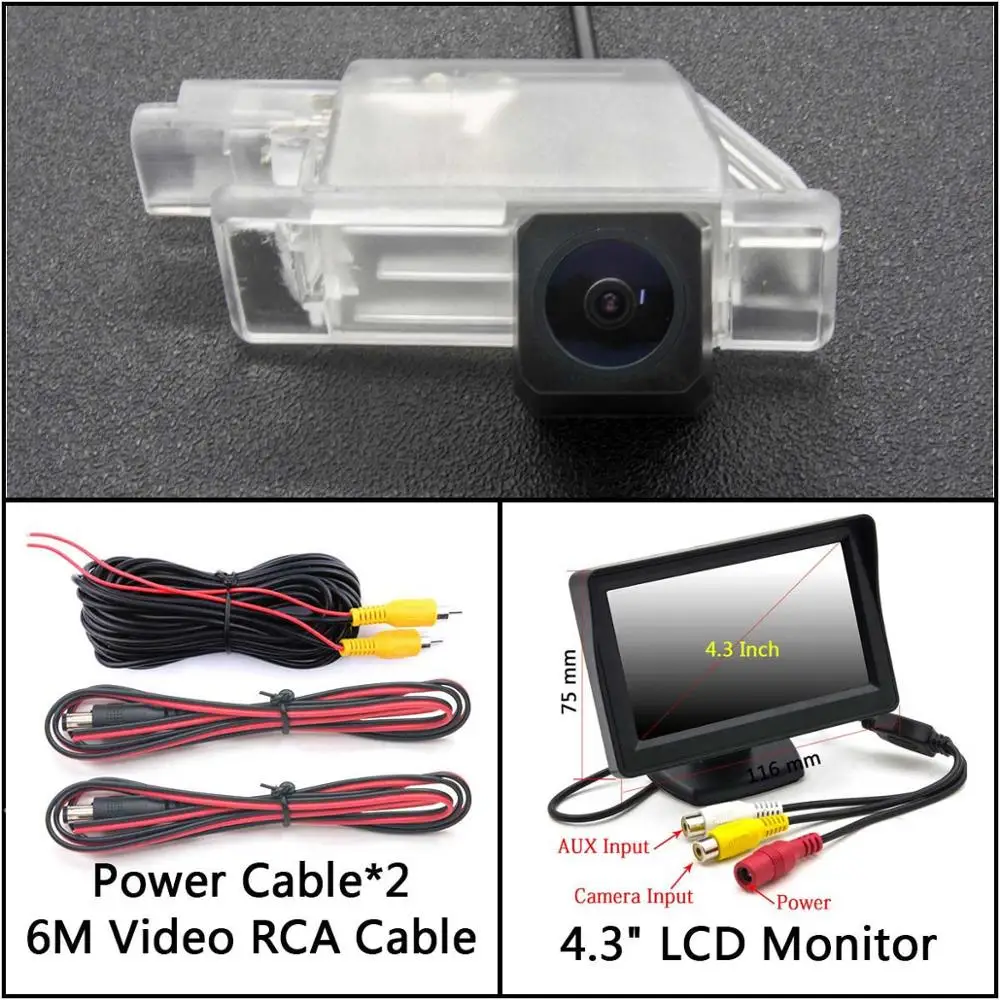 Cam Add 4.3 inch LCD HD 1280*720 резервная камера заднего вида для peugeot 508 301 408 508 308 2008 3008 для NISSAN SERENA автомобильный парковочный ЖК-зеркальный монитор - Название цвета: Cam Add 4.3 inch LCD
