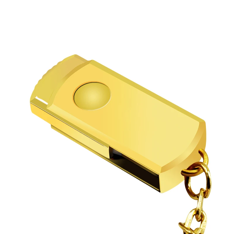 Флэш-накопитель розовый металлический флэш-накопитель USB брелок для ключей