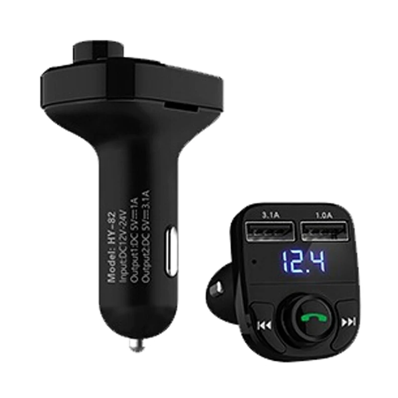 Поддержка TF карты двойной USB Bluetooth громкой связи автомобильный комплект HY82 fm