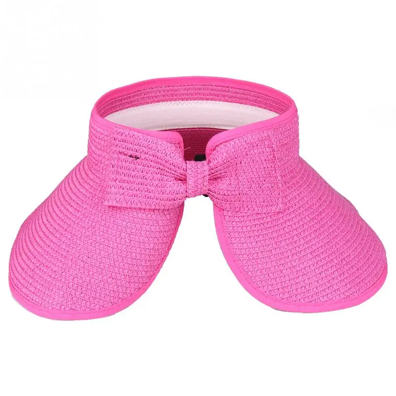 Горячая распродажа женщин летом широкими полями крышка сверните складной солнце