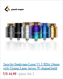 Digiflavor Drop RDA BF squonk 510 pin 24 мм электронная сигарета танк большой пост-отверстия ступенчатый воздушный поток Дизайн VS zeus x