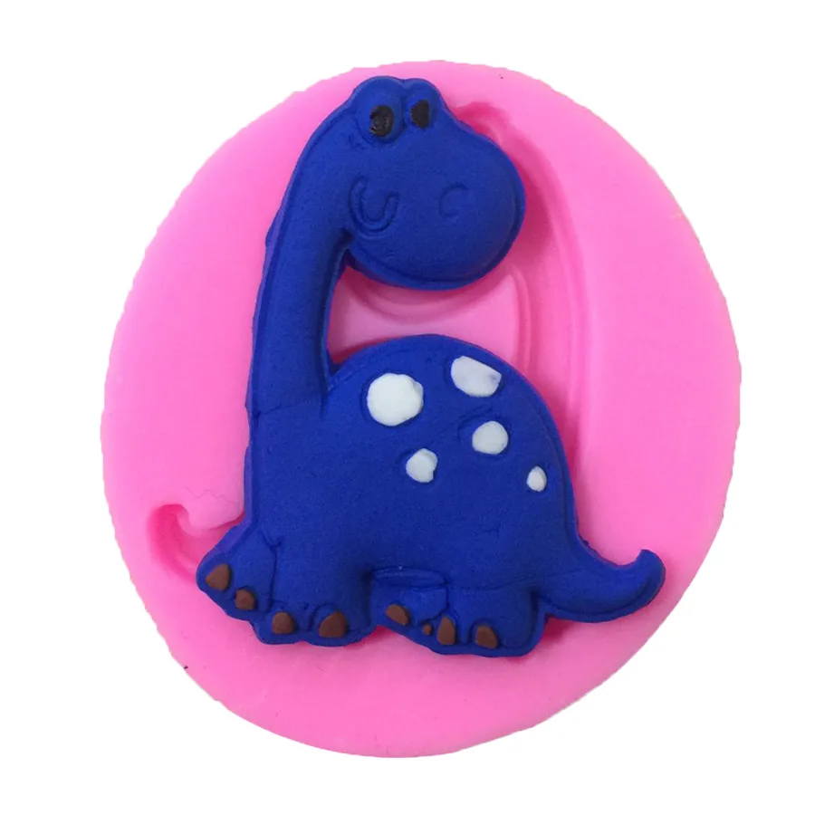 1 шт. форма динозавра пищевой силиконовый шоколад желе лед мыло формы для