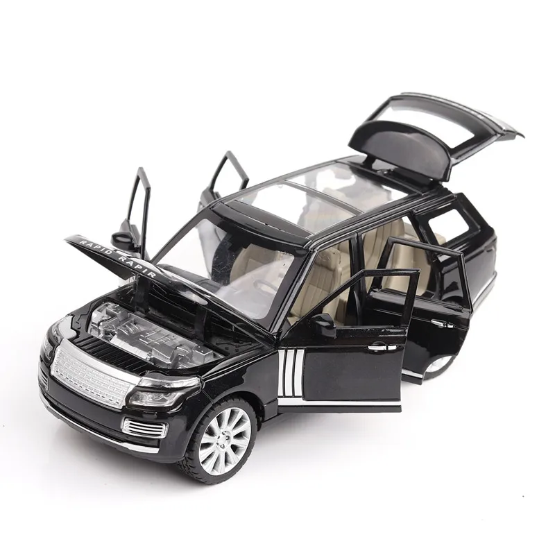 1:24 сплав модель автомобиля литье под давлением SUV L = 18 см (M923R 6) W/6 дверей открыть