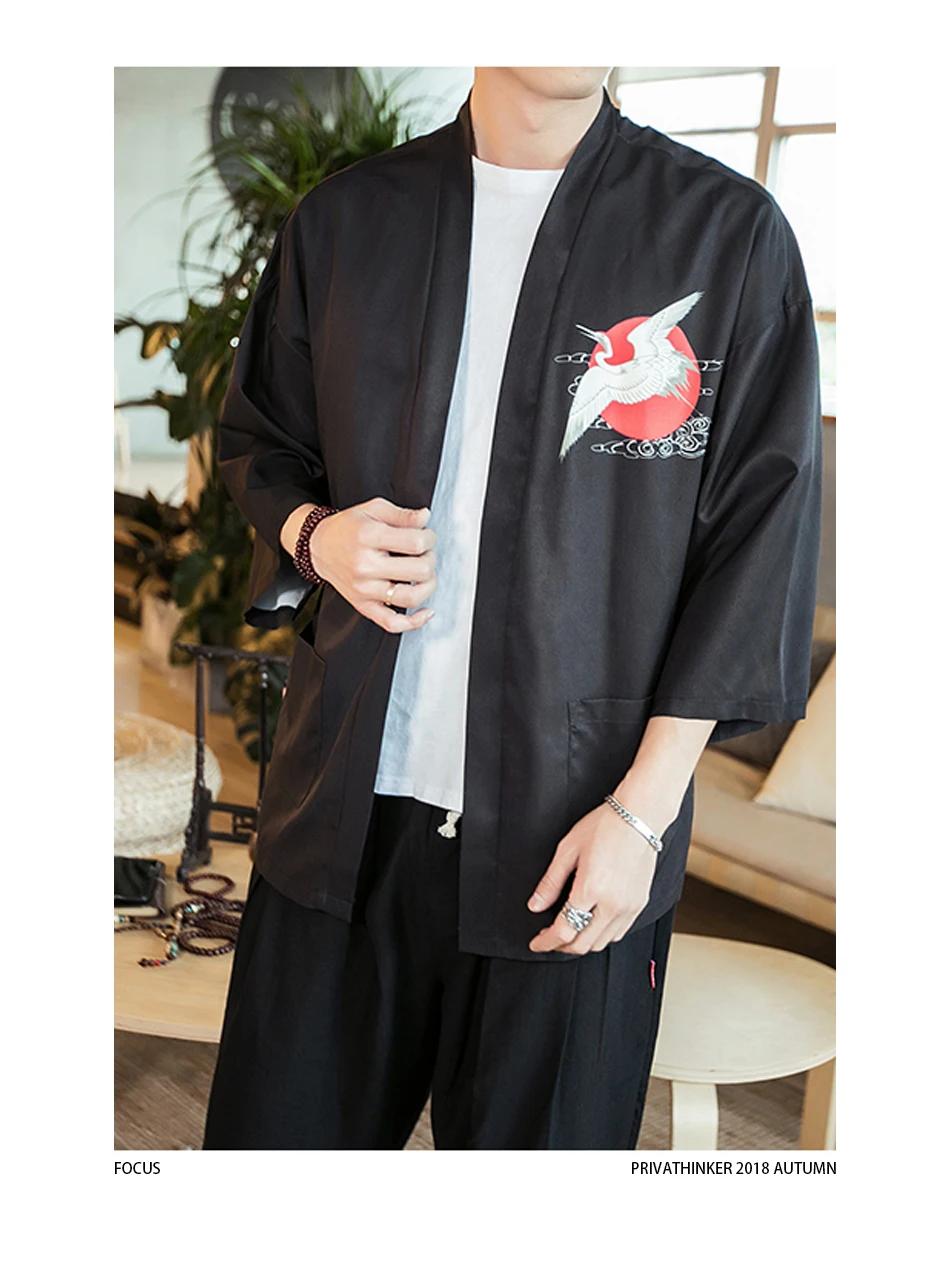 Sinicism Store Men Shirt Jacket Coat Man Summer Dragon Print Kimono Shirts Coat Male Oversized Casual Open Stitch Shirt 5XL